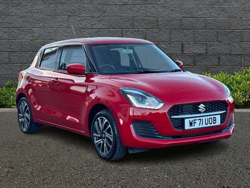 Red Used 2021 Suzuki Swift SZ-L Hatchback | £11,995 (Fair price) - Image 1/4