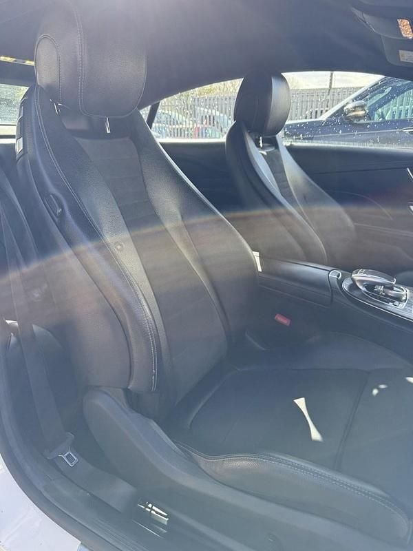 Used Mercedes E300 AMG line 245 HP (180 kW) 2018 White Coupe