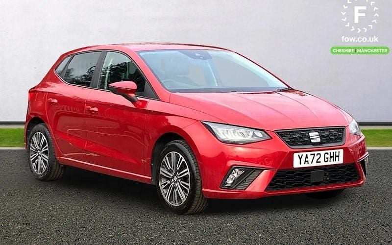 Used Seat Ibiza Design 95 HP (69 kW) 2022 Red Hatchback