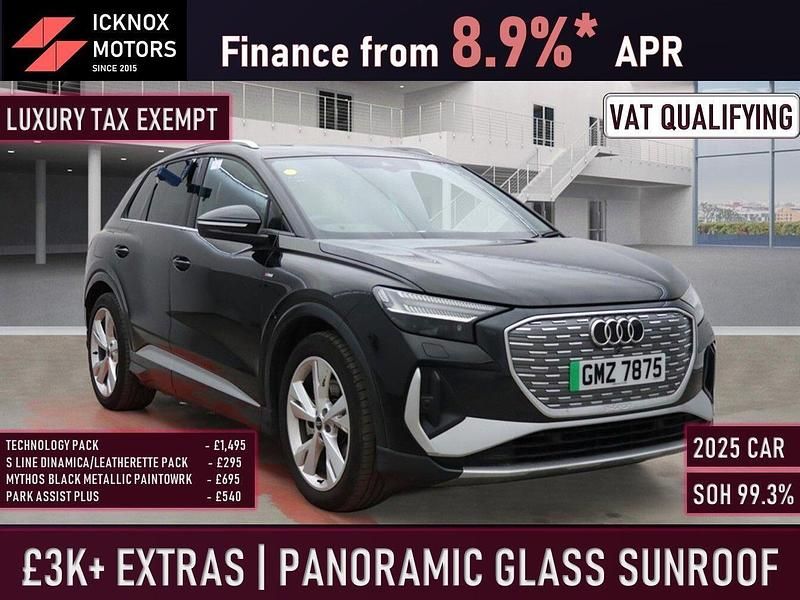 Used Audi Q4 e-tron S-Line 210 kW (286 HP) 2025 Black SUV