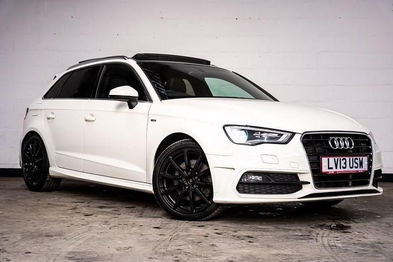 White Used 2013 Audi A3 Sportback S-Line Hatchback | £7,500 (Fair price) - Image 1/4