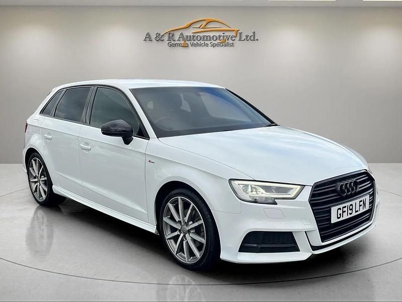 White Used 2019 Audi A3 Sportback Black Edition Hatchback | £12,980 (Good price) - Image 1/4