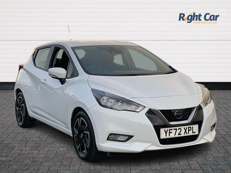 White Used 2022 Nissan Micra Acenta Hatchback | £11,299 (Fair price) - Image 1/4