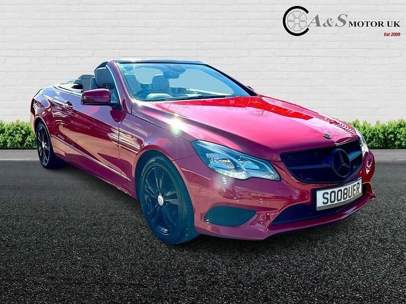 Used Mercedes E220 SE 168 HP (123 kW) 2014 Red Cabriolet