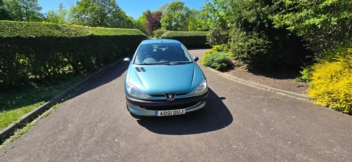 Używany Peugeot 206 75 KM (55 kW) 2001 Zielony Hatchback
