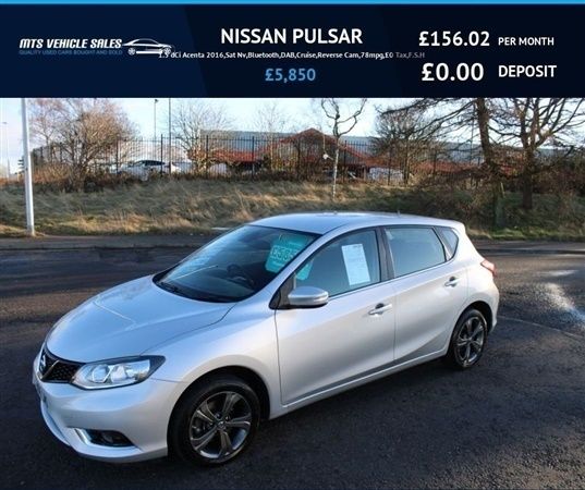 Silver Used 2016 Nissan Pulsar Acenta Hatchback | £5,850 (Fair price) - Image 1/1