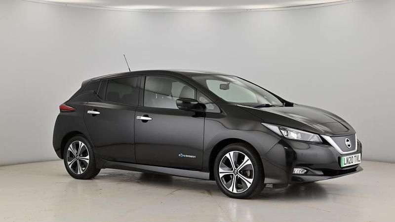 Black Used 2020 Nissan Leaf Tekna Hatchback | £9,295 (Fair price) - Image 1/4