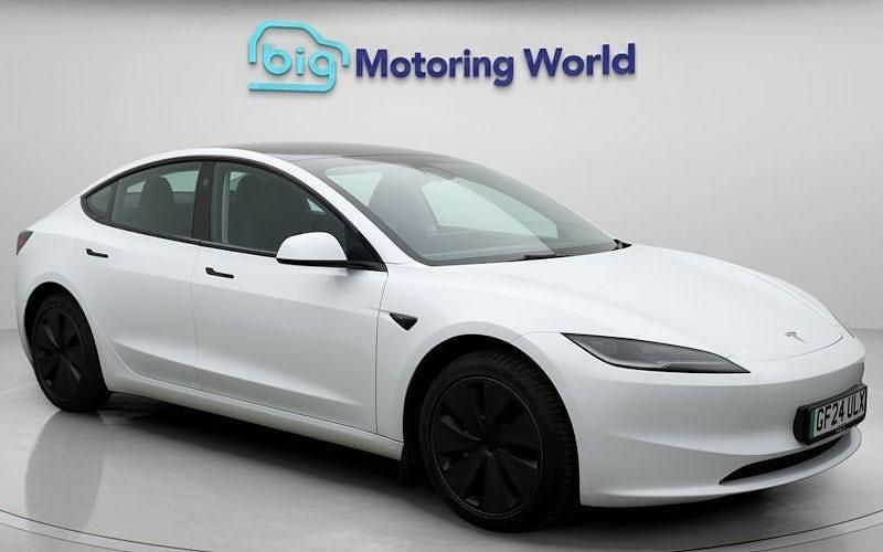 Used 2024 Tesla Model 3 RWD Sedan | £28,300 (Expensive) - Image 1/4