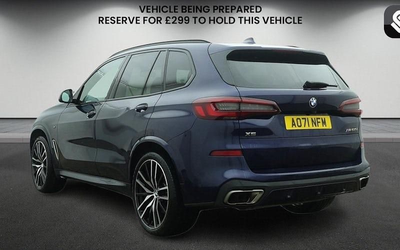 Used BMW X5 530 HP (389 kW) 2021 Tanzanite blue SUV