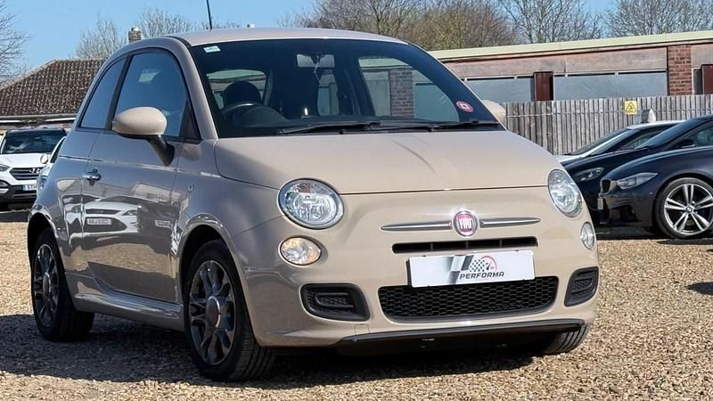 Used Fiat 500 S 69 HP (50 kW) 2015 Beige Hatchback
