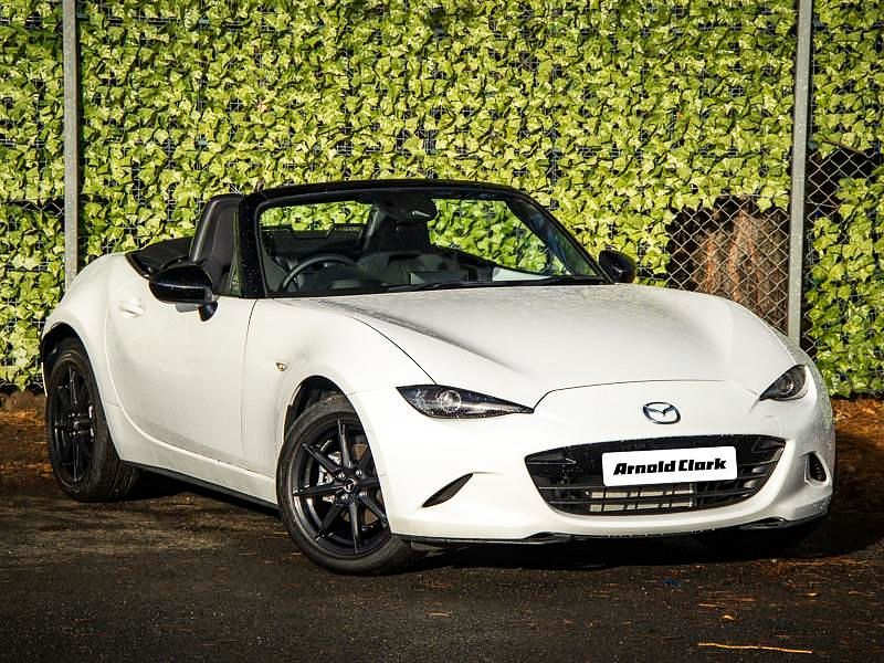Arctic white New 2026 Mazda MX5 Prime-Line Cabriolet | £23,498 (Good price) - Image 1/4
