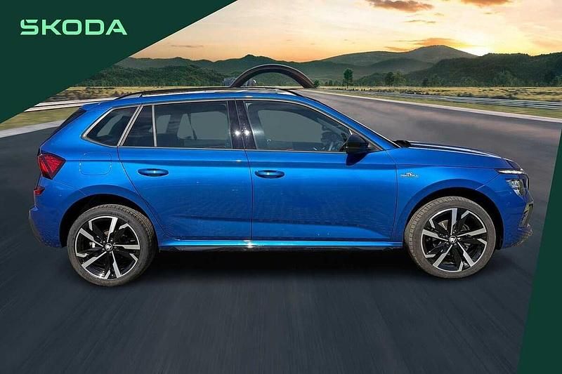 Used Skoda Kamiq Monte Carlo 110 HP (80 kW) 2025 Race blue metallic SUV