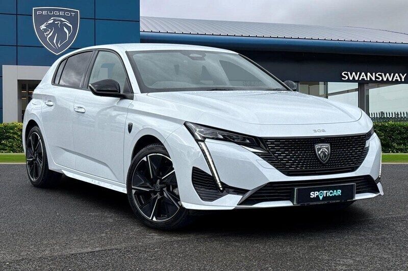 White Used 2024 Peugeot e-308 GT Hatchback | £23,995 (Super price) - Image 1/4