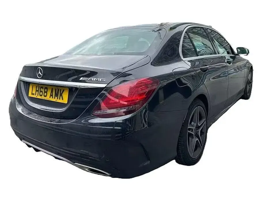 Usado Mercedes C200 AMG line 2019 Preto Sedan