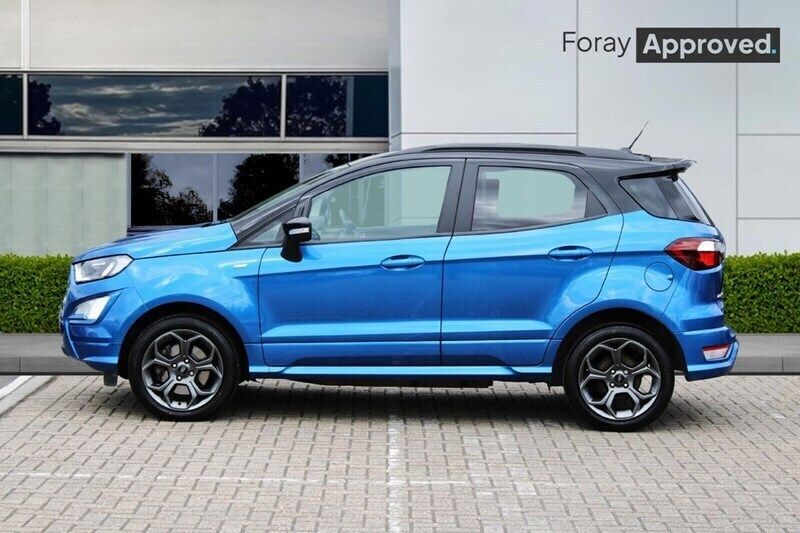 Used Ford Ecosport ST-Line 123 HP (90 kW) 2020 Desert island blue SUV