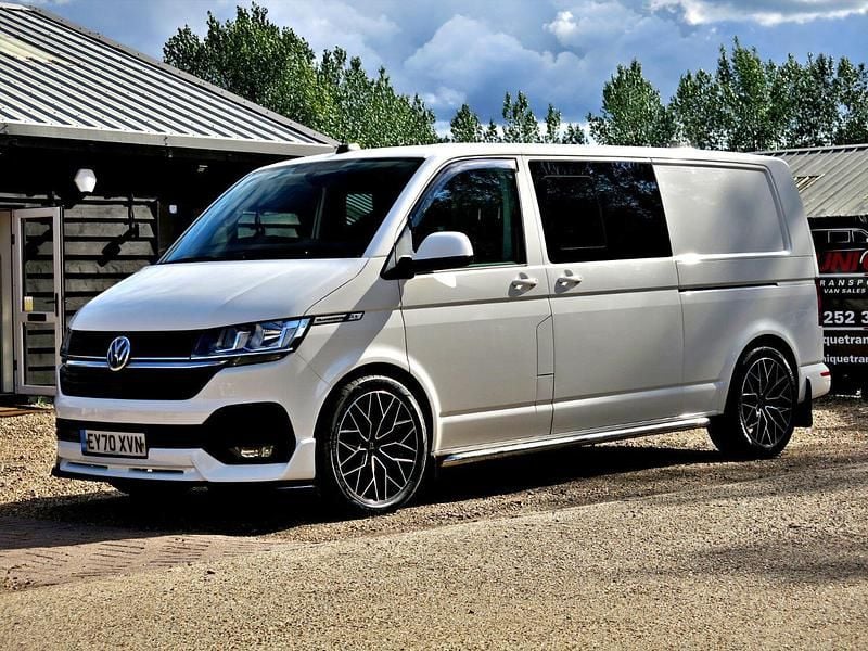White Used 2020 VW T6.1 Highline Van | £22,995 (Fair price) - Image 1/2