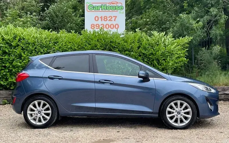 Used Ford Fiesta Titanium 125 HP (91 kW) 2020 Blue Hatchback