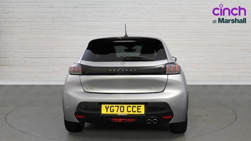 Used Peugeot 208 GT-line 129 HP (94 kW) 2020 Grey Hatchback