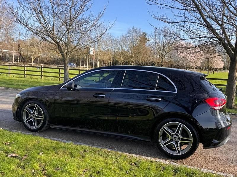 Used Mercedes A200 AMG line 2018 Black Hatchback