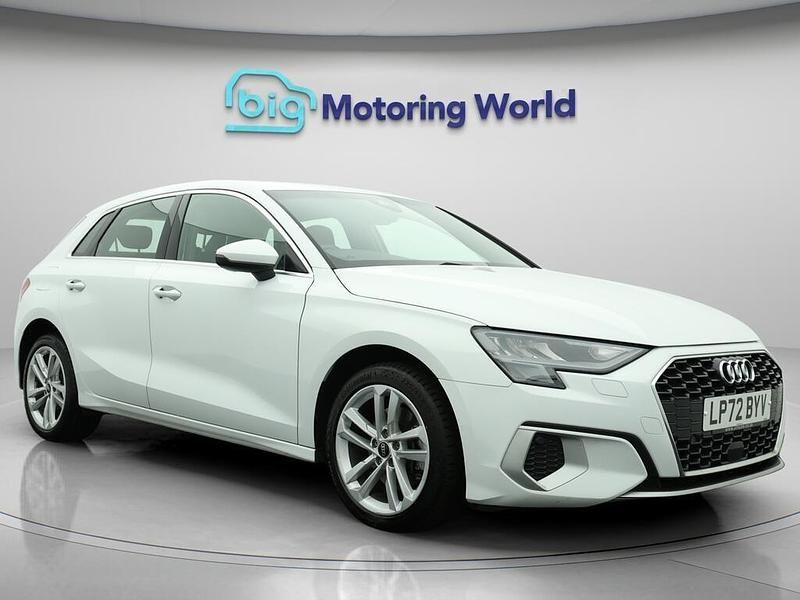 White Used 2023 Audi A3 Sportback e-tron Sport Sedan | £18,300 (Good price) - Image 1/4