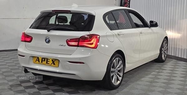 Used BMW 118 Sport Line 2019 White Hatchback