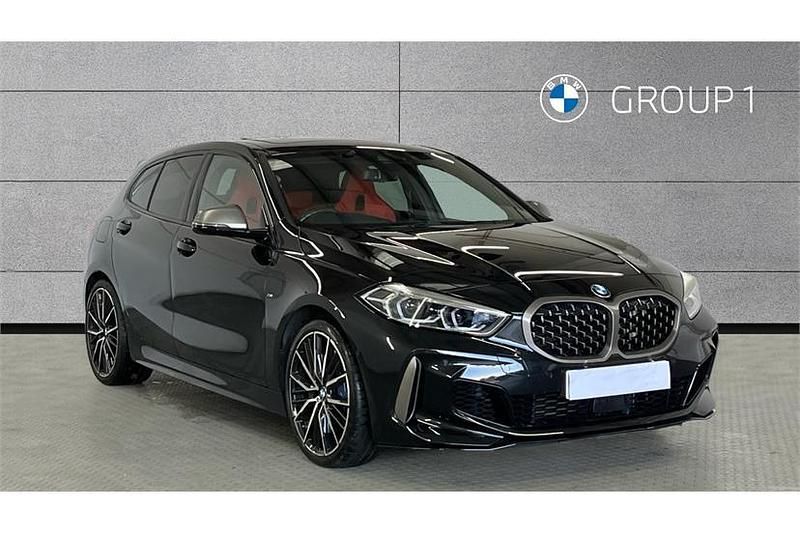 Black Used 2023 BMW M135 Shadowline Hatchback | £29,350 (Fair price) - Image 1/4