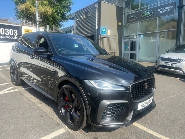 Black Used 2021 Jaguar F-Pace SVR SUV | £48,995 (Expensive) - Image 1/4