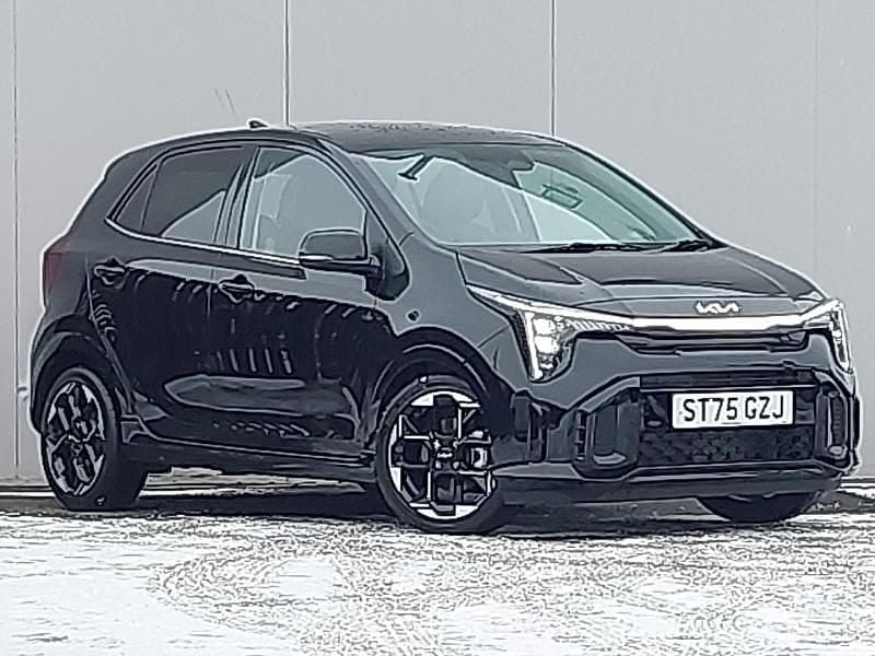 Black New 2025 Kia Picanto GT-Line Hatchback | £15,498 (Super price) - Image 1/4