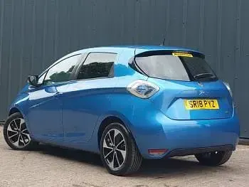 Used Renault Zoe Dynamique 64 kW (88 HP) 2018 Blue Hatchback