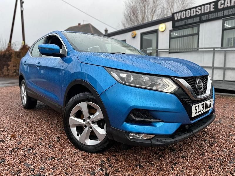 Blue Used 2018 Nissan Qashqai Acenta SUV | £6,995 (Fair price) - Image 1/4