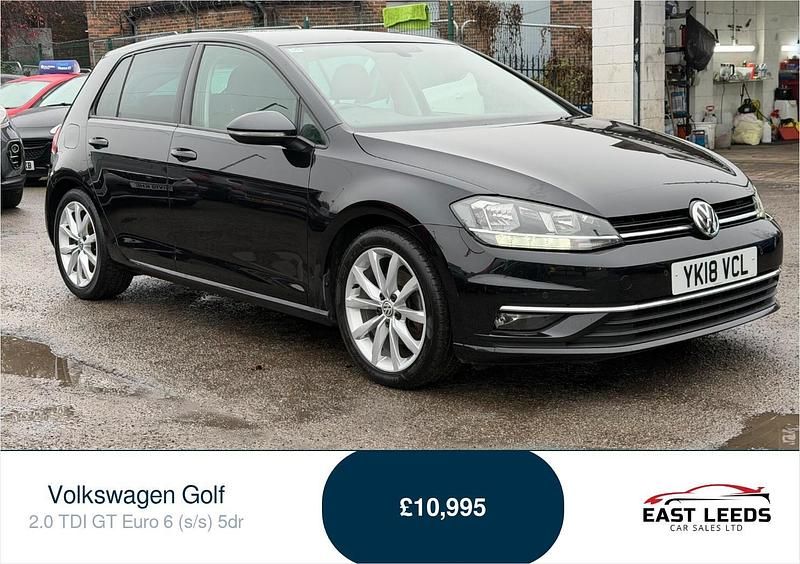 Used VW Golf VII GT 2018 Black Hatchback