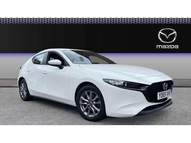 White Used 2019 Mazda 3 Hatchback | £11,958 (Good price) - Image 1/4