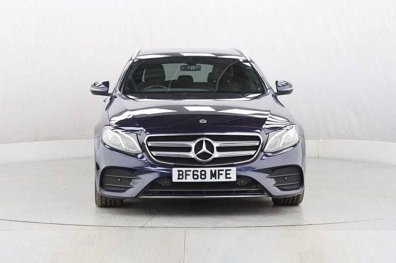 Used Mercedes E220 AMG line 194 HP (142 kW) 2018 Blue Estate