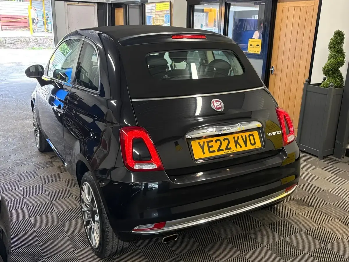 Used Fiat 500C Dolcevita 2022 Black Cabriolet