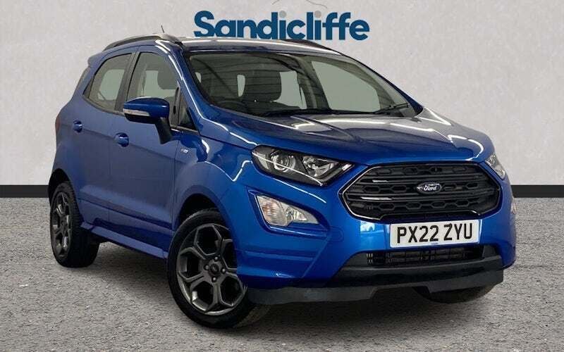 Blue Used 2022 Ford Ecosport ST-Line SUV | £13,632 (Fair price) - Image 1/4