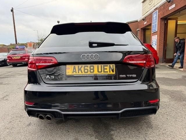 Used Audi A3 Sportback Black Edition 150 HP (110 kW) 2018 Black Hatchback