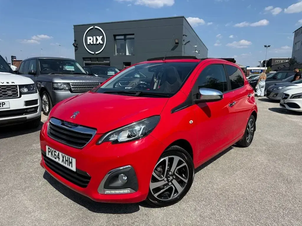 Used Peugeot 108 Allure Top 82 HP (60 kW) 2014 Red Hatchback