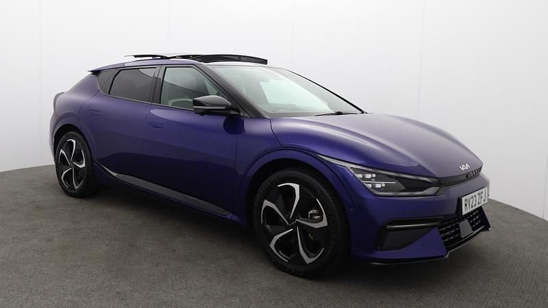Used Kia EV6 GT-Line S 166 kW (226 HP) 2023 Blue SUV