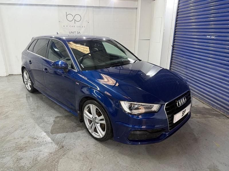 Blue Used 2013 Audi A3 Sportback S-Line Hatchback | £7,995 (A bit pricey) - Image 1/4