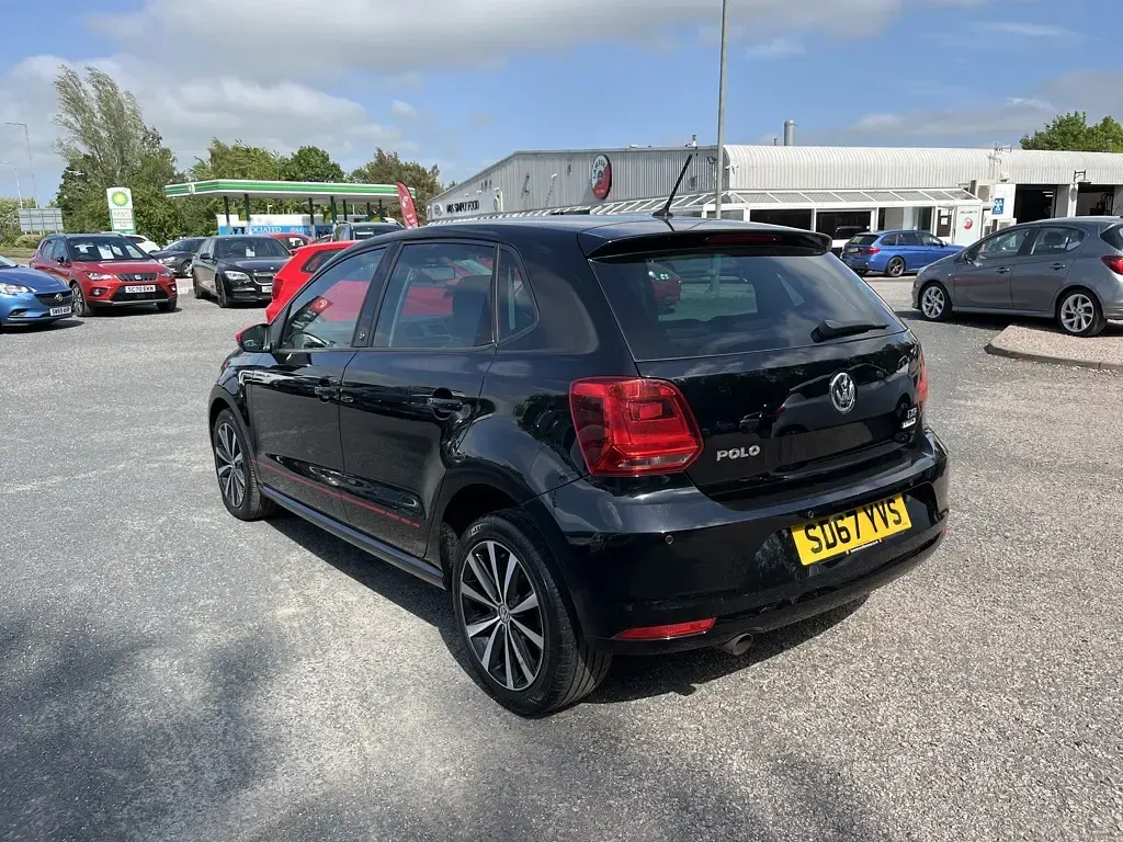 Used VW Polo R-line 2017 Black Hatchback