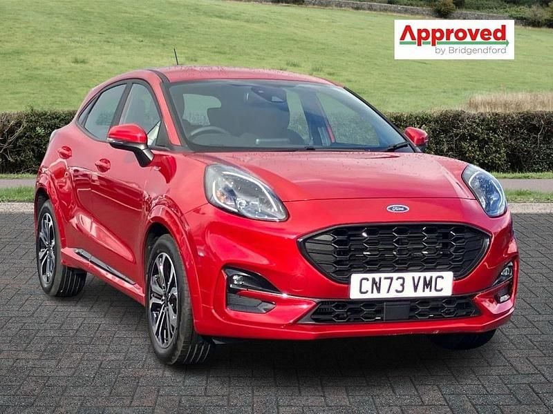Red Used 2023 Ford Puma ST-Line Hatchback | £16,033 (Good price) - Image 1/3