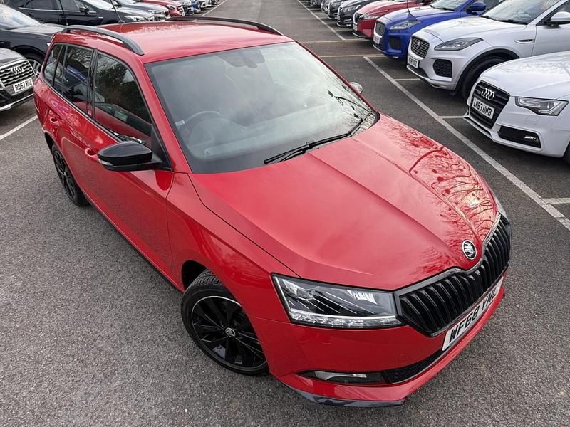 Used Skoda Fabia Monte Carlo 110 HP (80 kW) 2019 Red Estate