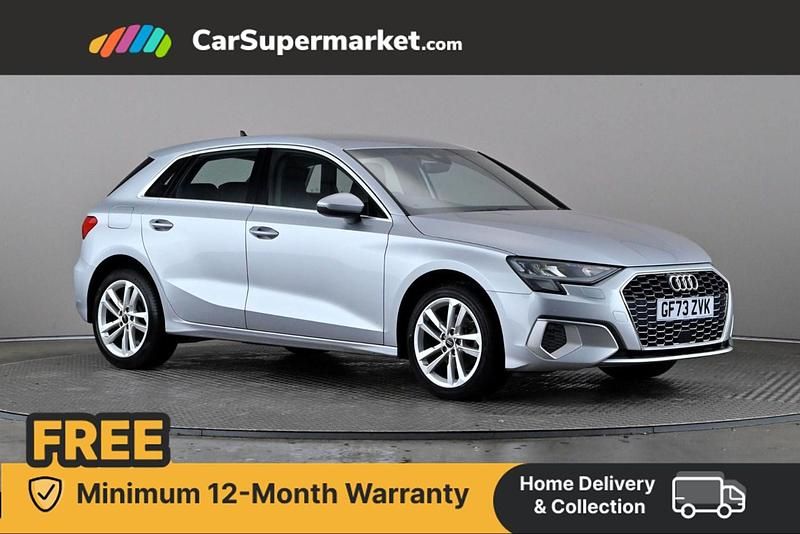 Silver Used 2023 Audi A3 Sport Hatchback | £18,697 (Good price) - Image 1/4