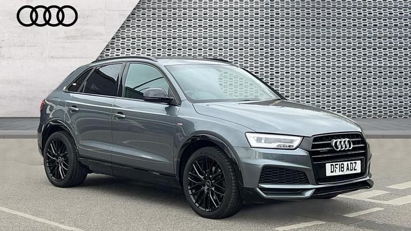 Used Audi Q3 Black Edition 180 HP (132 kW) 2018 Grey SUV