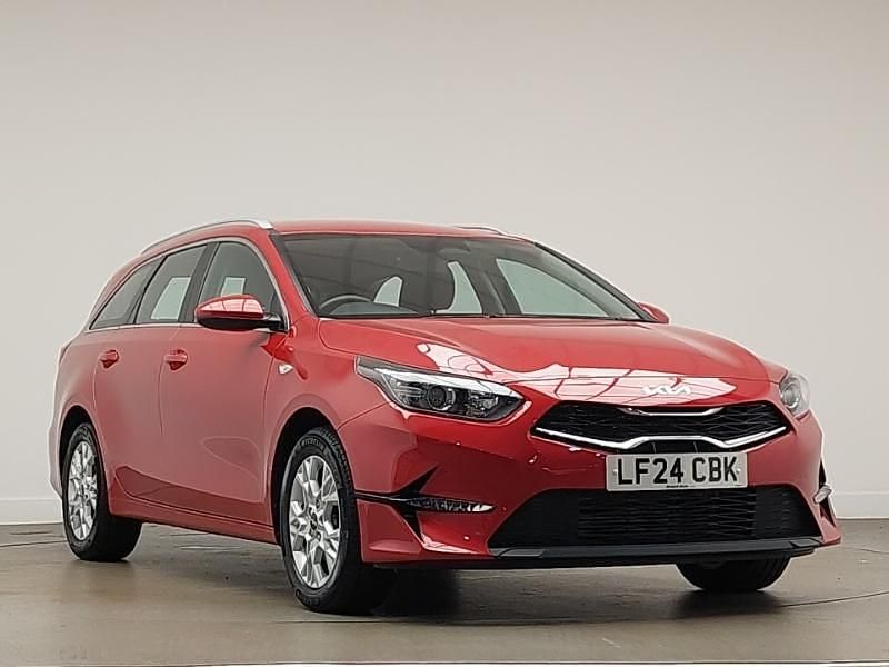 Red Used 2024 Kia Ceed 2 Estate | £18,998 (Fair price) - Image 1/4