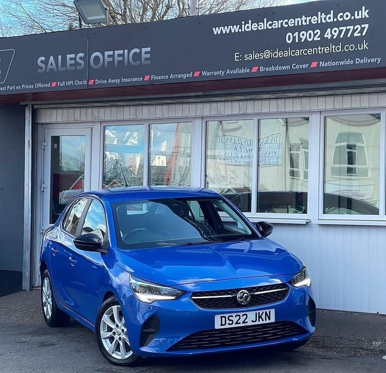 Used Vauxhall Corsa Edition 75 HP (55 kW) 2022 Blue Hatchback