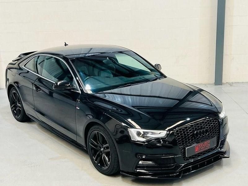 Used Audi A5 S-Line 190 HP (139 kW) 2016 Black Coupe