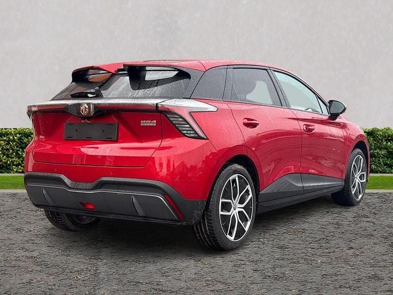 New MG MG4 EV Trophy 2026 Red Hatchback