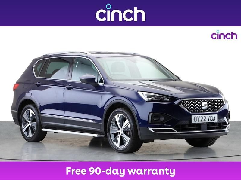 Blue Used 2022 Seat Tarraco XCELLENCE SUV | £18,849 (Fair price) - Image 1/3