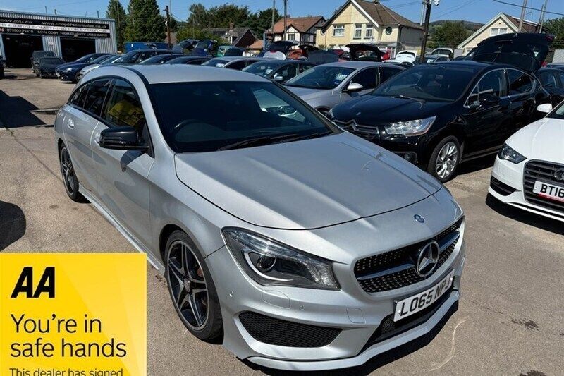 Silver Used 2015 Mercedes CLA220 AMG Sedan | £8,995 (Good price) - Image 1/1